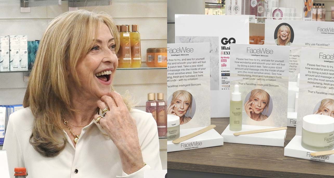 Sharon Maughan and Trevor Eve Facewise skincare